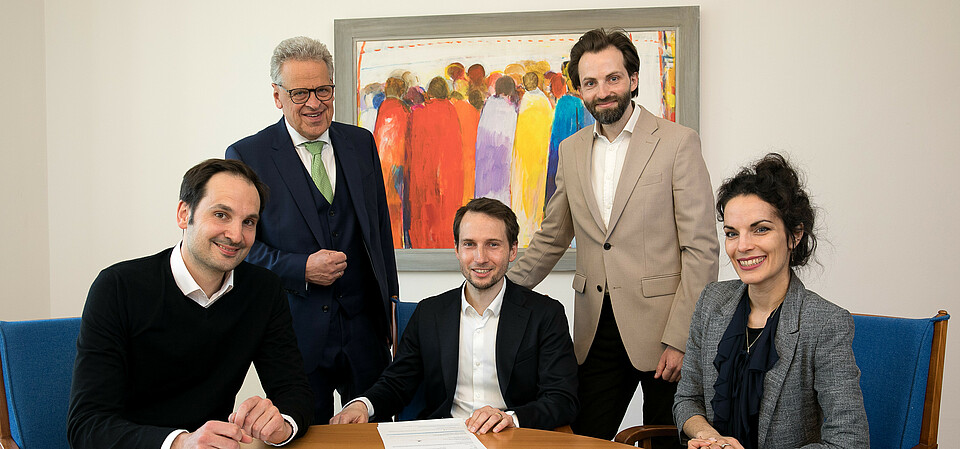 Dr. Markus Kaulartz (CMS), Prof. Dr. Klaus Weber (C.H.Beck), Dr. Dr. Oliver Hofmann (C.H.Beck), Dr. Leif-Nissen Lundbæk (Noxtua), Dr. Clara Herdeanu (Noxtua).