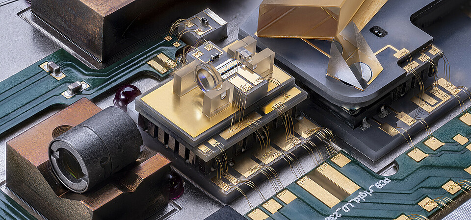 Detail of a microintegrated laser module