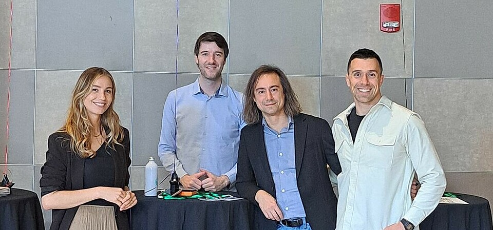 The Cariqa team: Tamara Ciullo (Co-Founder and CCO), Stefano Bonetta (Co-Founder and CTO), Issam Tidjani (Co-Founder and CEO), Mario La Pergola (COO and CFO) - © Cariqa