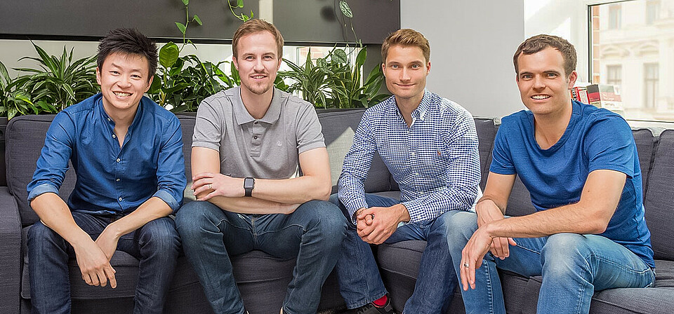 Going places: Tao Tao, Martin Sieber, Johannes Reck, and Tobias Rein of GetYourGuide The founding team of GetYourGuide Tao Tao, Martin Sieber, Johannes Reck, and Tobias Rein of GetYourGuide