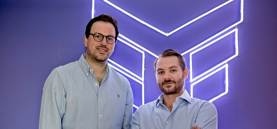 Mercanis Founder, CEO Fabian Heinrich (left) and COO Moritz Weiermann (right)