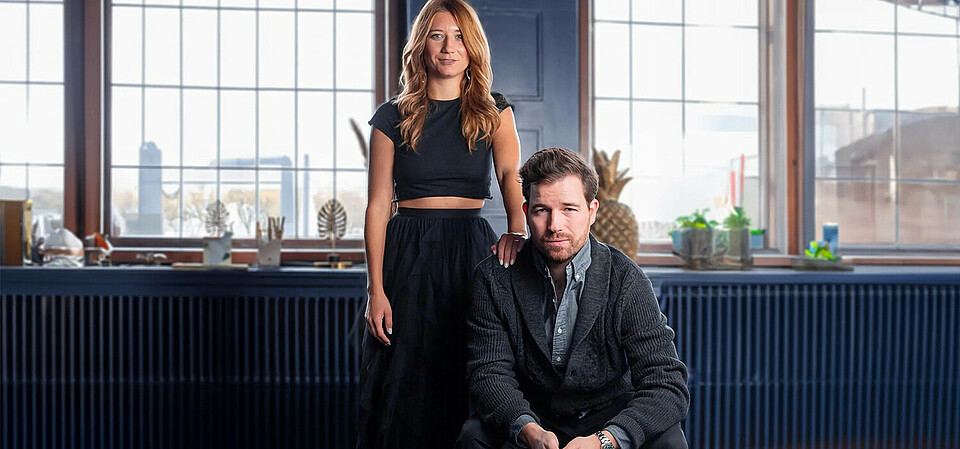 From Sqin to Iqonic – founders Maria-Liisa Bruckert and Martin Pentenrieder Experienced entrepreneurs Maria-Liisa Bruckert and Martin Pentenrieder, founders of Iqonic