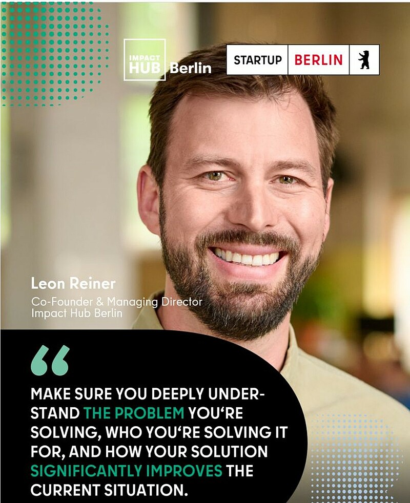 Leon Reiner, Co-Founder & Managing Director of Impact Hub Berlin