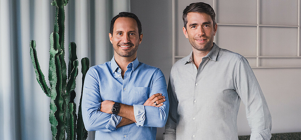 Fit in the city: Urban Sports Club founders Moritz Kreppel and Benjamin Roth. Urban Sports Club founders Moritz Kreppel and Benjamin Roth.