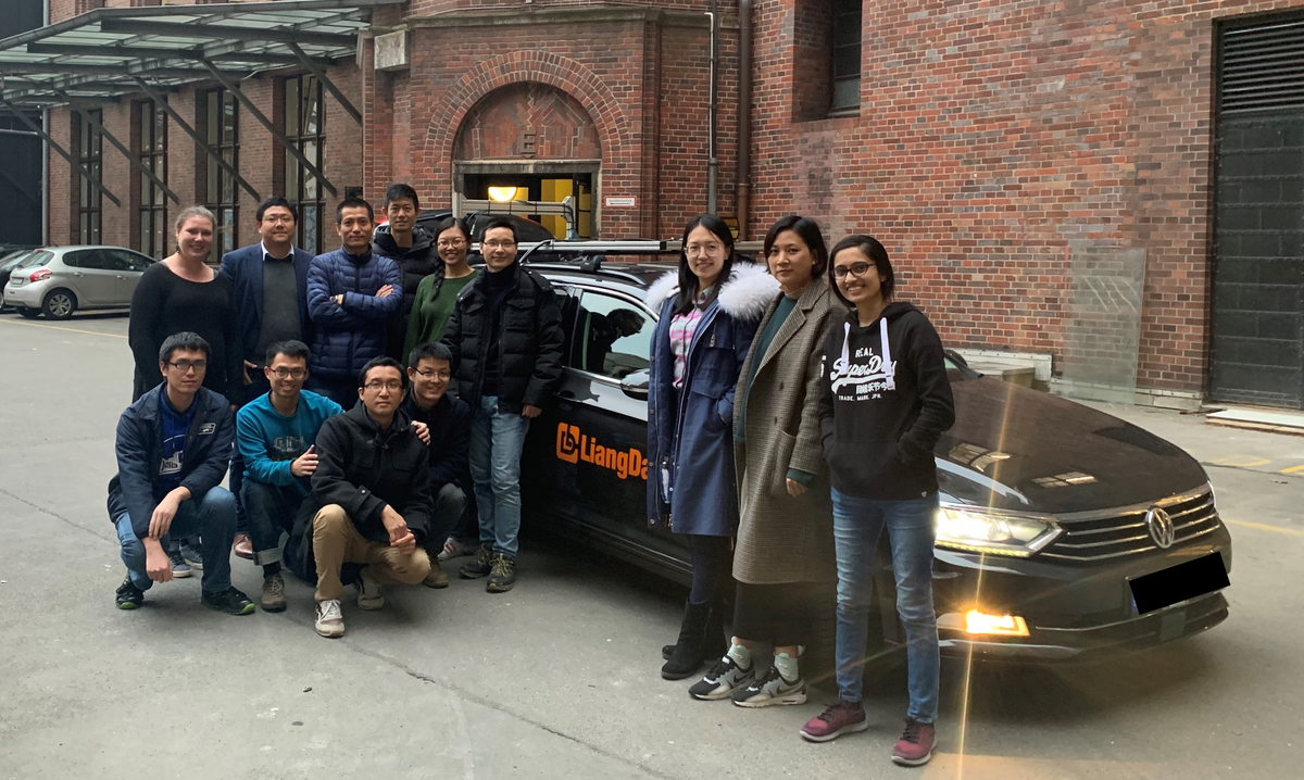 LiangDao Team in front of The Drivery, Ullsteinhaus