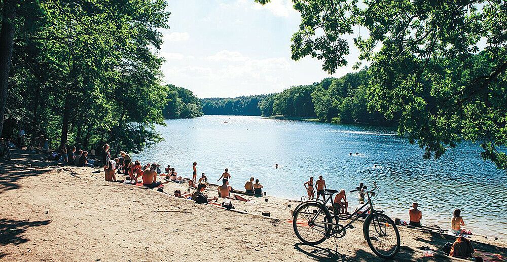 Krumme Lanke Bathing spot berlin
