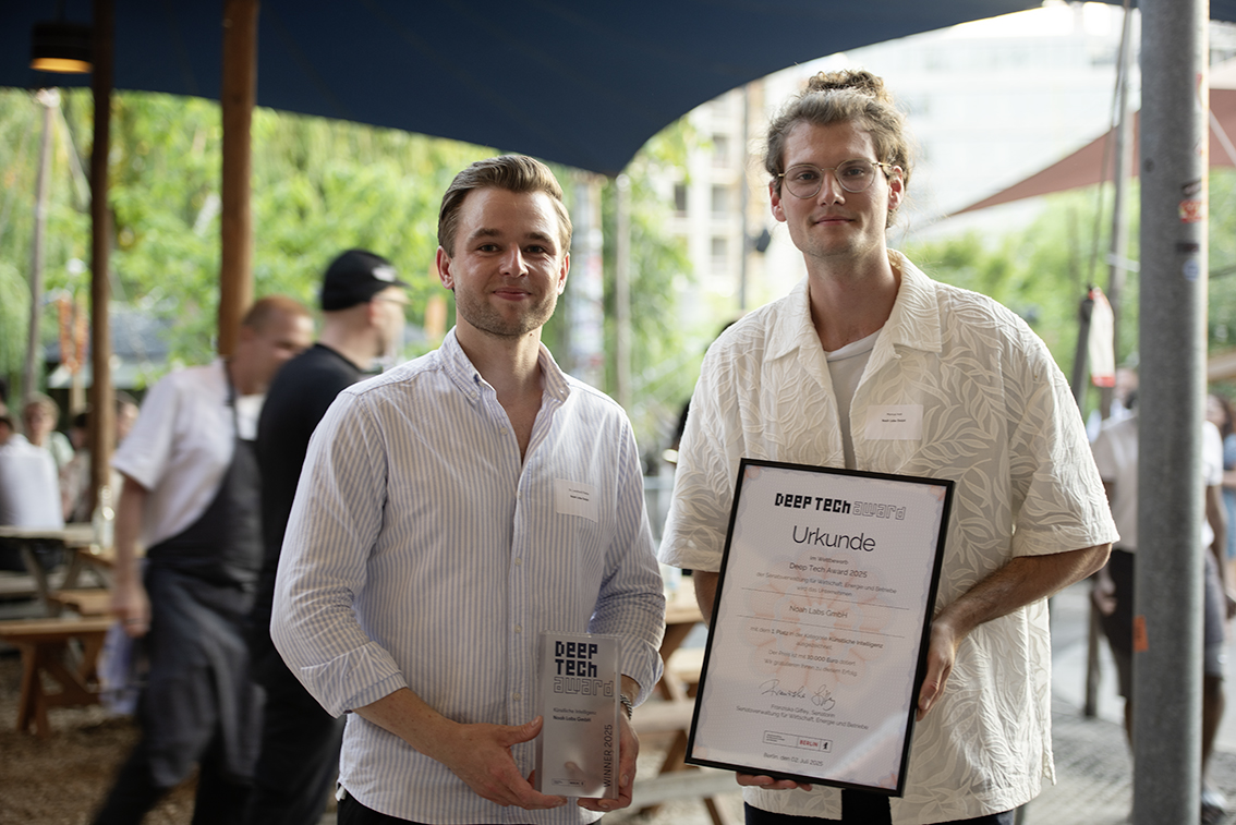Berlin Deep Tech Award Winner 2025: Noah Labs